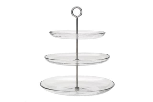 3-TIER GLASS TRAY