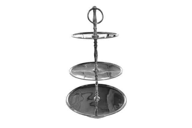 3-TIER CHROME TRAY