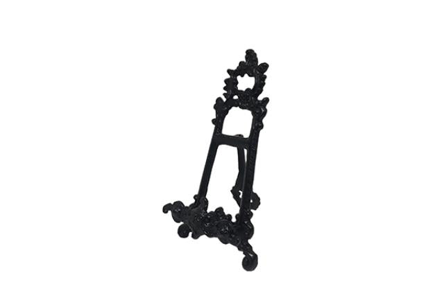 8" BLACK DECORATIVE EASEL