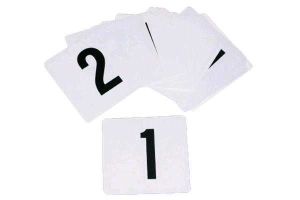 4" X 4" TABLE NUMBERS