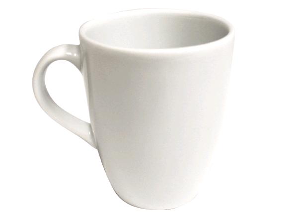 10 OZ CLASSIC WHITE COFFEE MUG