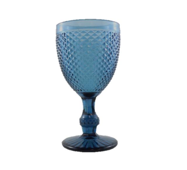 10 OZ DARK BLUE VINTAGE GOBLET