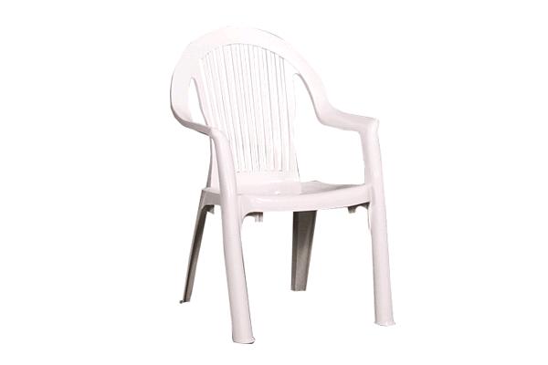 WHITE NEWPORT PATIO CHAIR