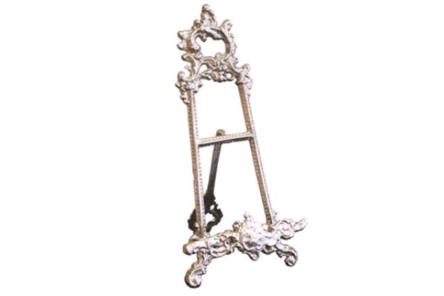 9" SILVER DECORATIVE EASEL
